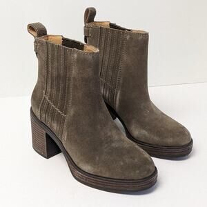 Crown Vintage Capari Ankle Boots, Willow Bark Suede, Women's 6